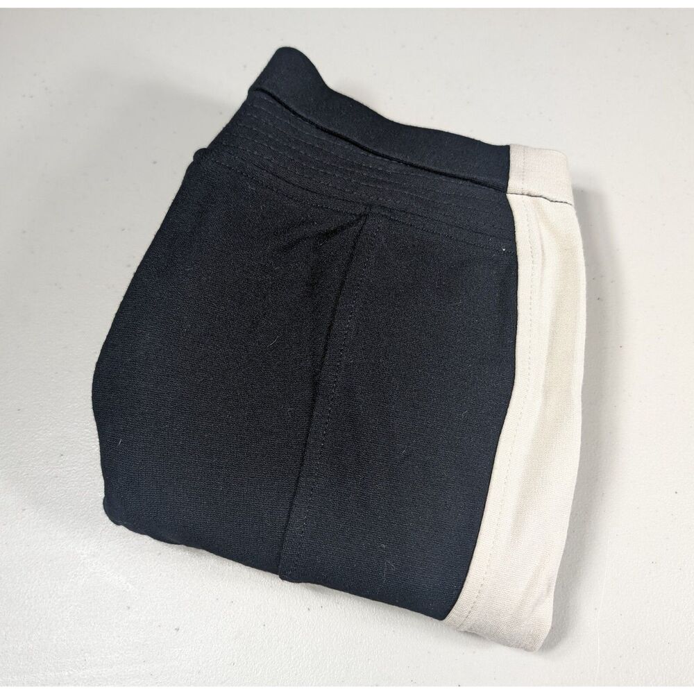 BCBGMaxAzria Leggings Womens Size XS Black Red Tan Colorblock Pants